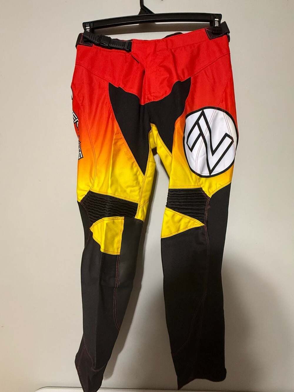 Zero Limits Youth Motocross Pants Size 28 Red Yellow Black